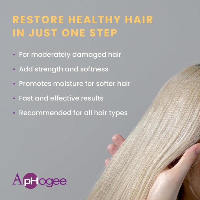 Aphogee Keratin 2 Minute Reconstructor, 8 fl oz â€“ Deep Conditioner for Color-Treated & Heat-Styled Hair, Smooths & Adds Shine - Image 2