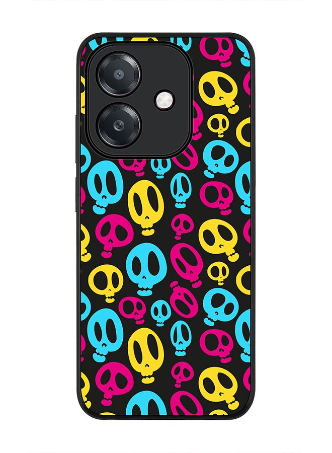 Stylizedd For Oppo A5i Case,Slim fit Camera Protection, Shockproof Thin Phone cover  - Crazy Skulls