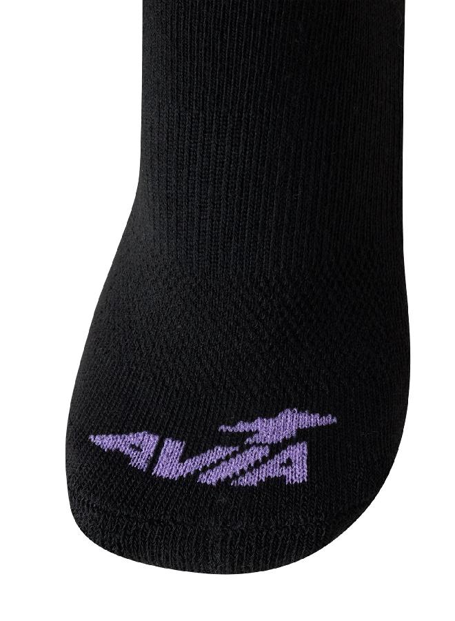 Avia Avia Women's Athletic Socks - Lightweight Low Cut Running Socks (10 Pack), Size 4-9, All Black - Image 2