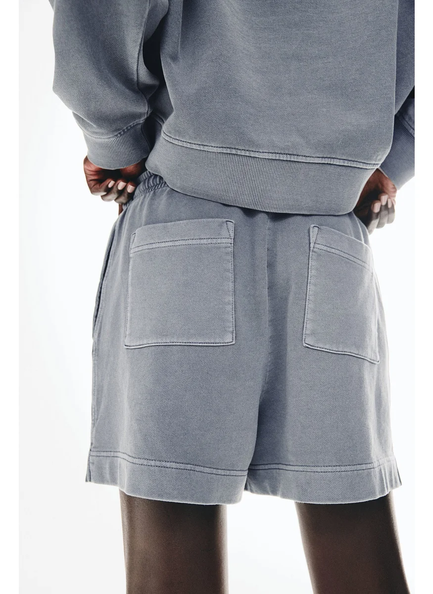 H&M Washed Cotton Sweatshorts