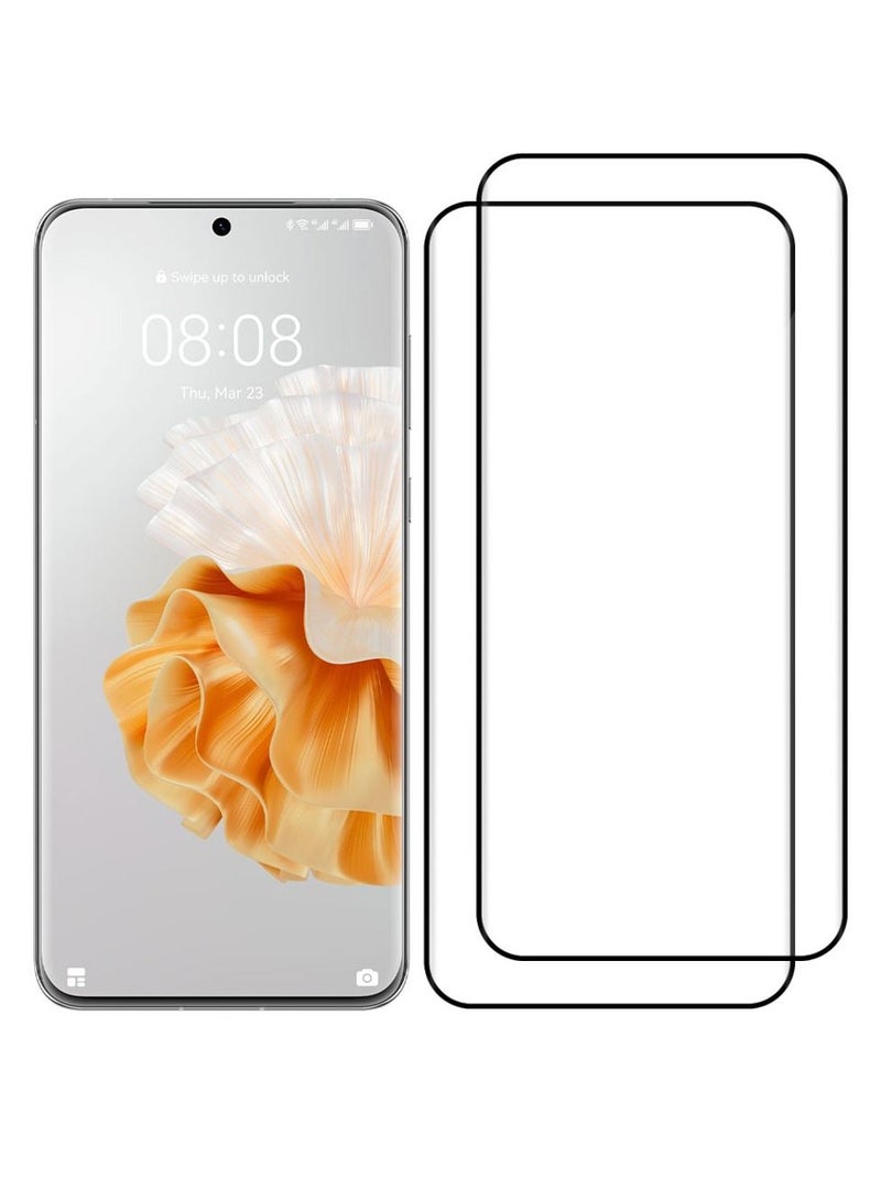 CATANES 2 Pack For Huawei P60 Pro Tempered Glass Screen Protector With Easy Installation Tray Anti Scratch Bubble Free - Image 2