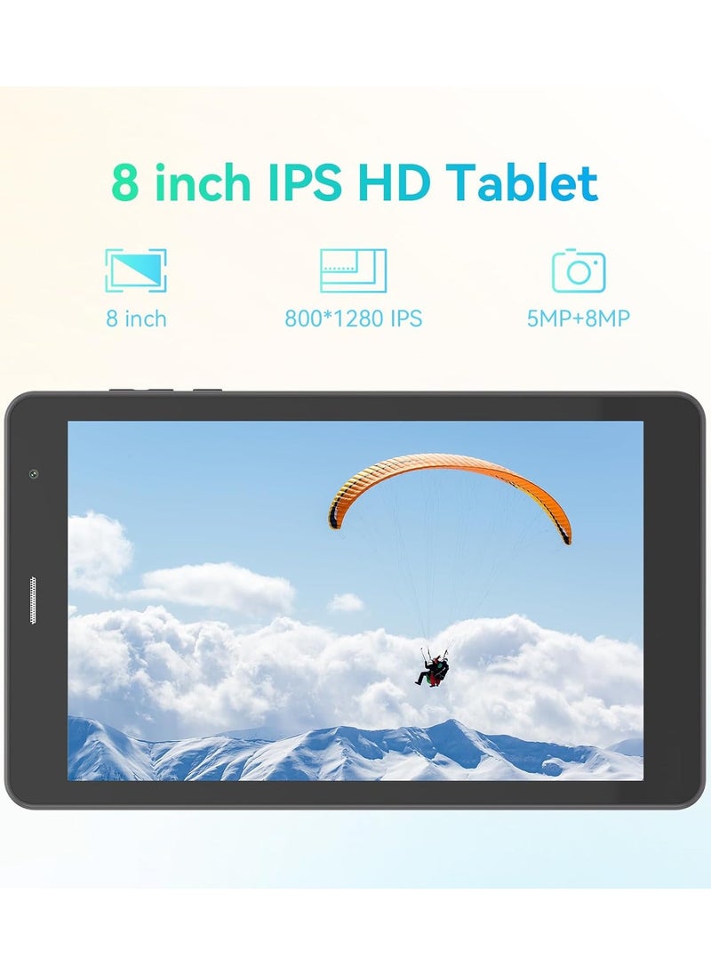 CM828 8 inch Tablet, Android 13.0 Tablet with SIM Card Slot and Wifi 8GB RAM,512GB ROM Storage Dual 5MP+8MP Camera HD IPS Display (Gray) - pzsku/Z574605B3B44FB378B71AZ/45/_/1734013147/cf047d6a-3aac-4470-8c49-b2e9299a34c7