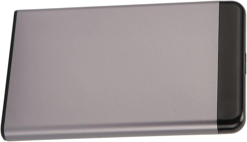 woobles Portable Hard Drive, Ultra Thin External Hard Drive 2.5 Inch for TV (750GB)-750GB Grey - Image 5