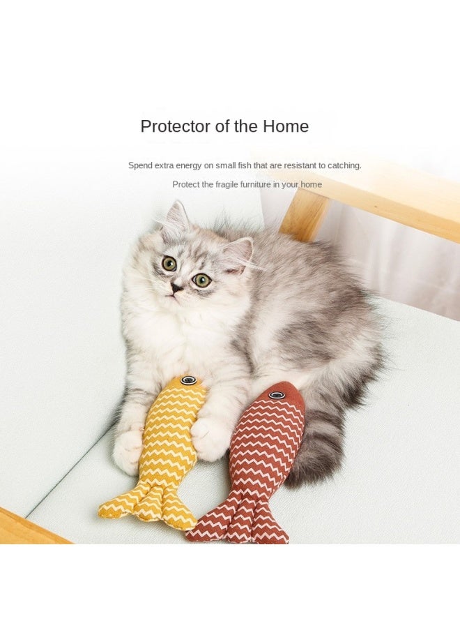 Cat Toy self-Hi catnip puppet simulation fish kitten molar cat kitten funny cat stick pet cat supplies - Image 4