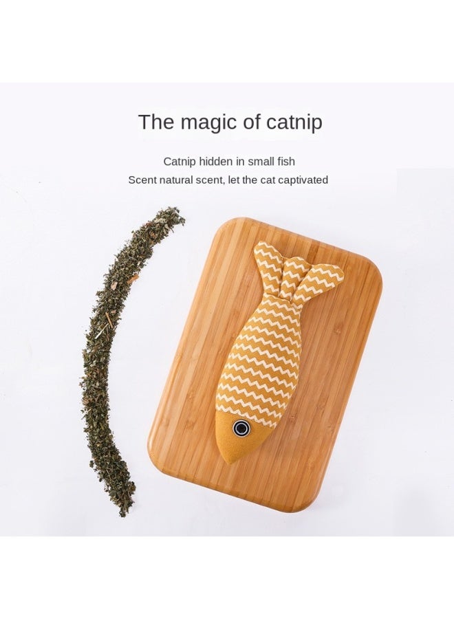 Cat Toy self-Hi catnip puppet simulation fish kitten molar cat kitten funny cat stick pet cat supplies - Image 5