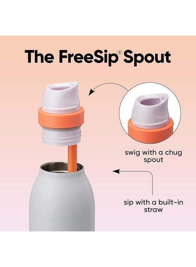 أوالا فري Sip تويست قارورة ماء معزولة فولاذ مقاوم للصدأ مقاومة للتسرب لون أزرق سعة 24 أونصة - Image 2