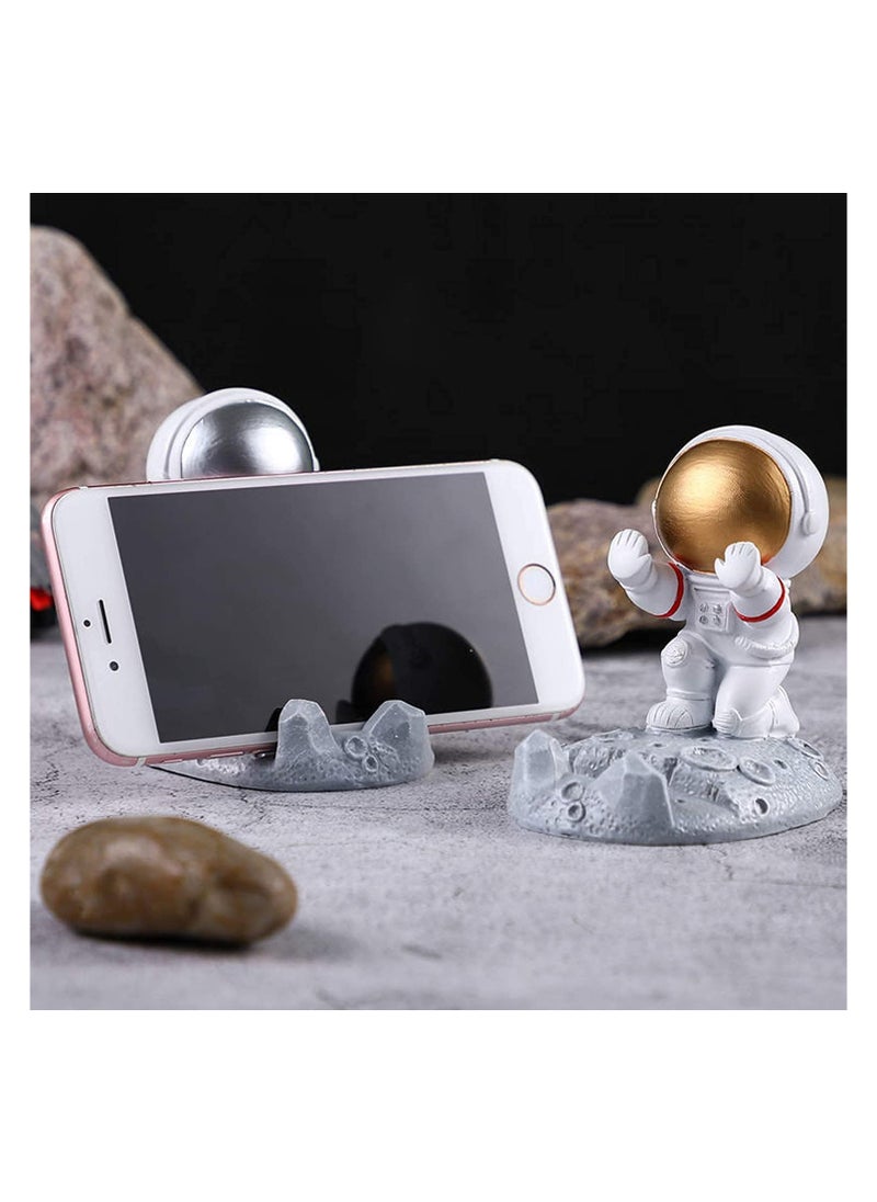 Generic Phone Stand, Creative Astronaut Mobile Holder Spaceman Cell Phone Stand Cute Funny Smartphone Holder Bracket for Desk Home Office (Assorted Design)  - Image 3