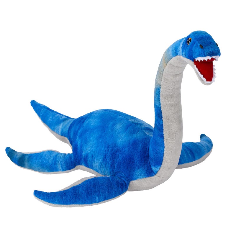 AULUDA Plesiosaurus Plush Toy Dinosaur Stuffed Animal Throw Plushie Pillow Doll Soft Blue Fluffy Friend Hugging Cushion  Present for Every Age  Occasion - Image 2