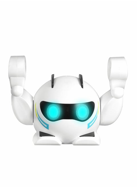 Rolling Music Robot, Touch Sensing Smart Early Learning Children's Toy Portable, Interactive Rolling Walking Singing and Dancing, Gift for 3-8 Years Old