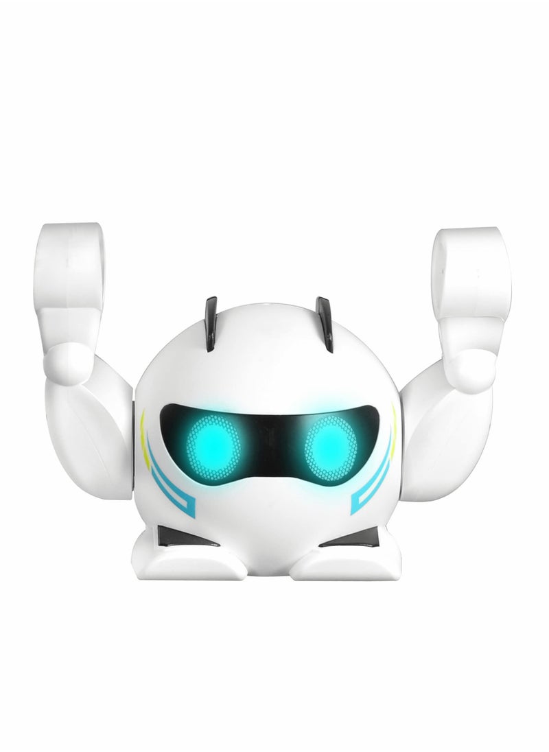 Rolling Music Robot, Touch Sensing Smart Early Learning Children's Toy Portable, Interactive Rolling Walking Singing and Dancing, Gift for 3-8 Years Old