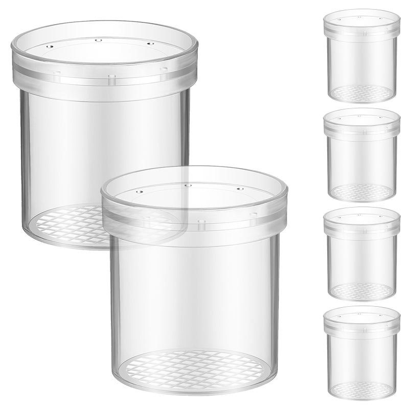 6Pcs Observing Jar Outdoor Viewer Transparent Catcher Cage - Image 1