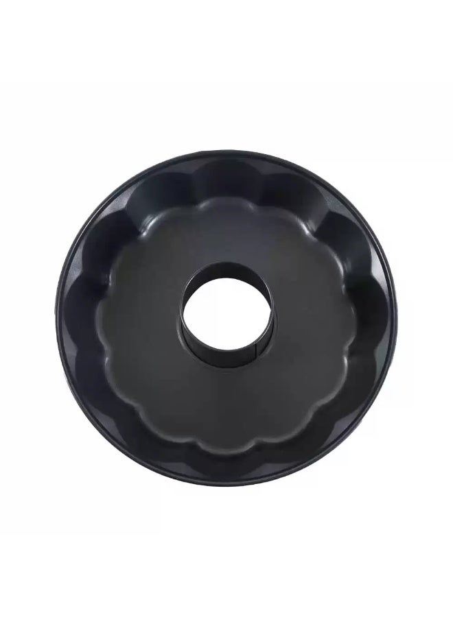 AVCI Home Maker AVCI Non-Stick Round Shape Tube Fiorella Tin Pan, 26cm Premium Aluminium Cake Mould with Easy to Clean Surface - Professional Fiorella Design for Even Baking - Image 3