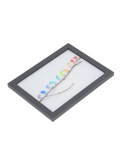 Thoraya Photo Frame Black Decorative Rugged Multifunctional Sea Glass Birds Picture Frame for Living Room Bedroom  - Image 5