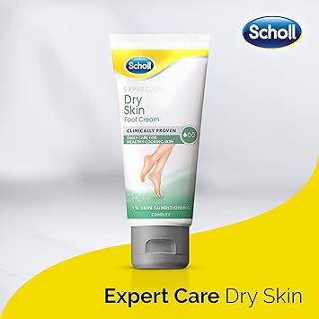 Scholl Scholl ExpertCare Dry Skin Foot Cream 75ml x 6 Daily Care Foot Cream for Dry or Normal Skin Contains Allantoin Lactic Acid and Scholls Special Pedi Cream Blend - Image 2