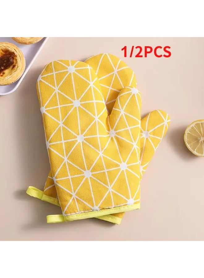 1pc Yellow Kitchen Gloves Nordic Design for Cooking Cleaning Outdoors - Image 5