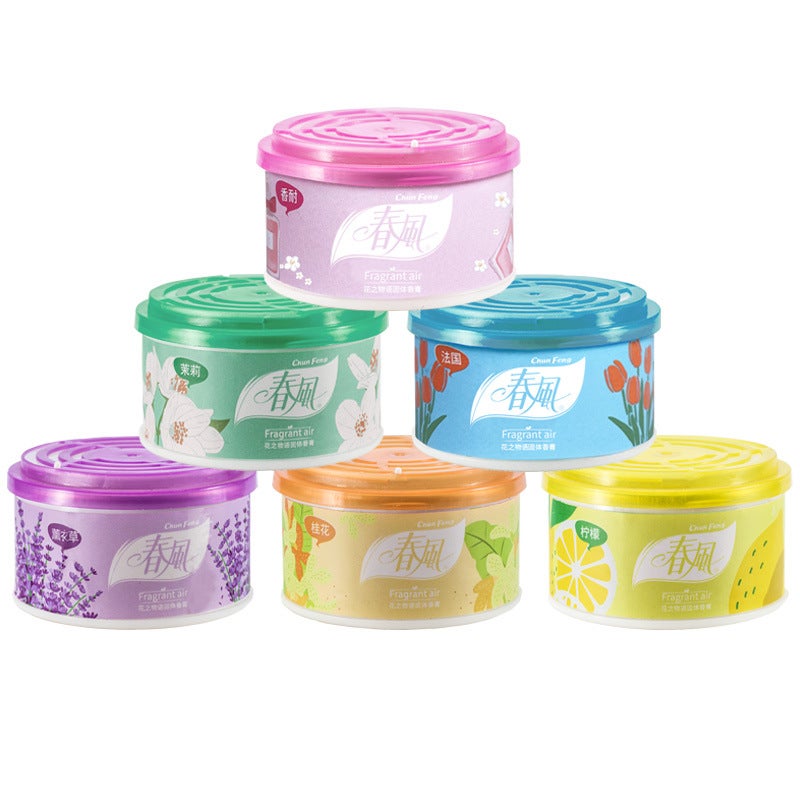 Spring Breeze Solid Air Freshener Long-Lasting Fragrance Agent El Toilet Fragrance Deodorizer Odor Removal 70G/Box - Image 5