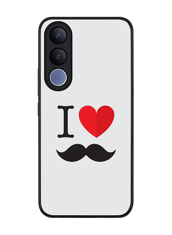 Stylizedd For vivo V70 FE Case,Slim fit Camera Protection, Shockproof Thin Phone cover  - I Love Moustashe - Image 1