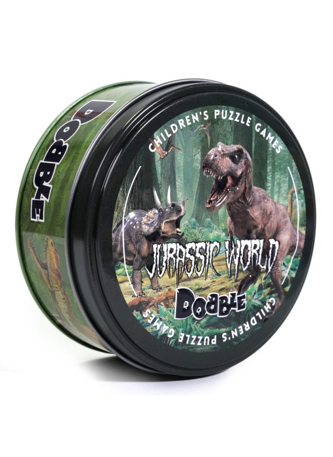 All English Spot It Family Gathering Parents Find Different Game Cards Dobble Game Cards Find Your Sister-Color:Jurassic Park  - Image 1