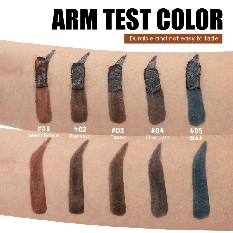 Waterproof and durable dye tear off dye eyebrow cream  03#    color - Image 3