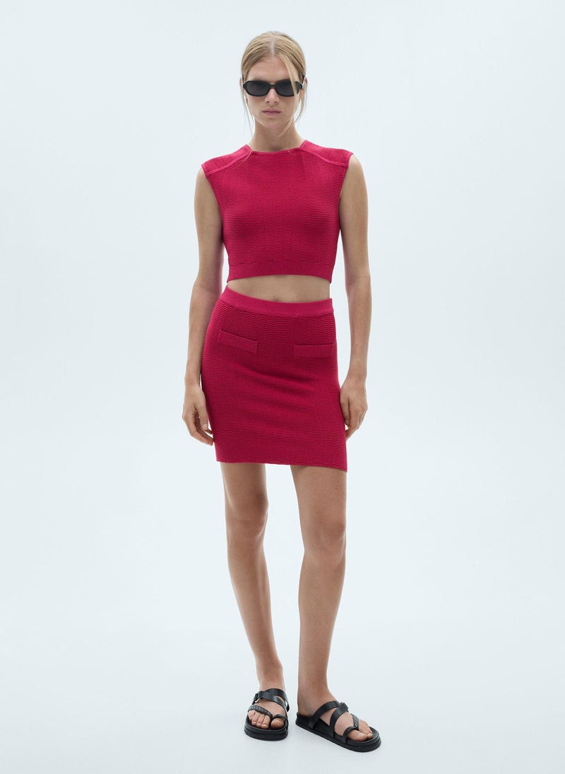 MANGO Essential Mini Skirt  - Image 4