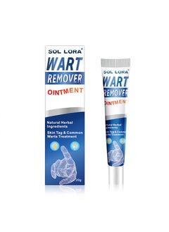 SOL LORA Wart Remover Ointment, Mistaha 20g - Natural Ingredients for Safe Body Wart Treatment, Acne, Moles, and Scar Reduction  - Image 1