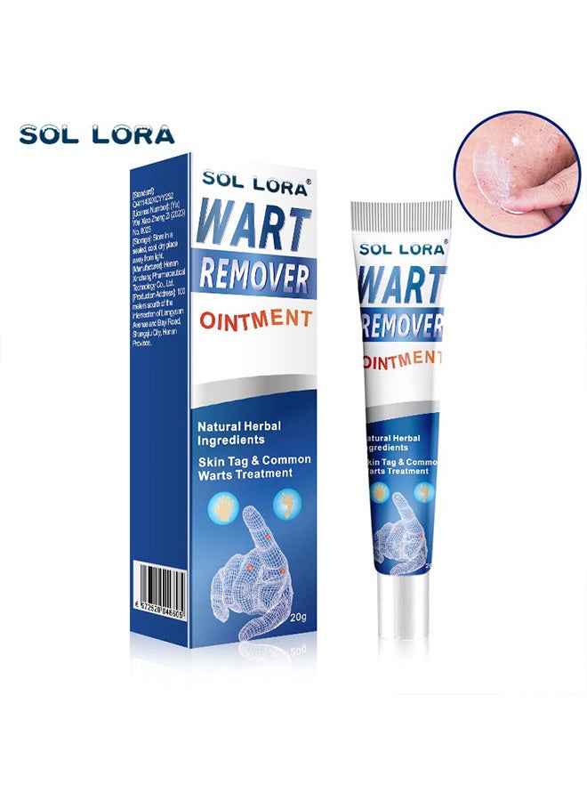 SOL LORA Wart Remover Ointment, Mistaha 20g - Natural Ingredients for Safe Body Wart Treatment, Acne, Moles, and Scar Reduction - Image 4