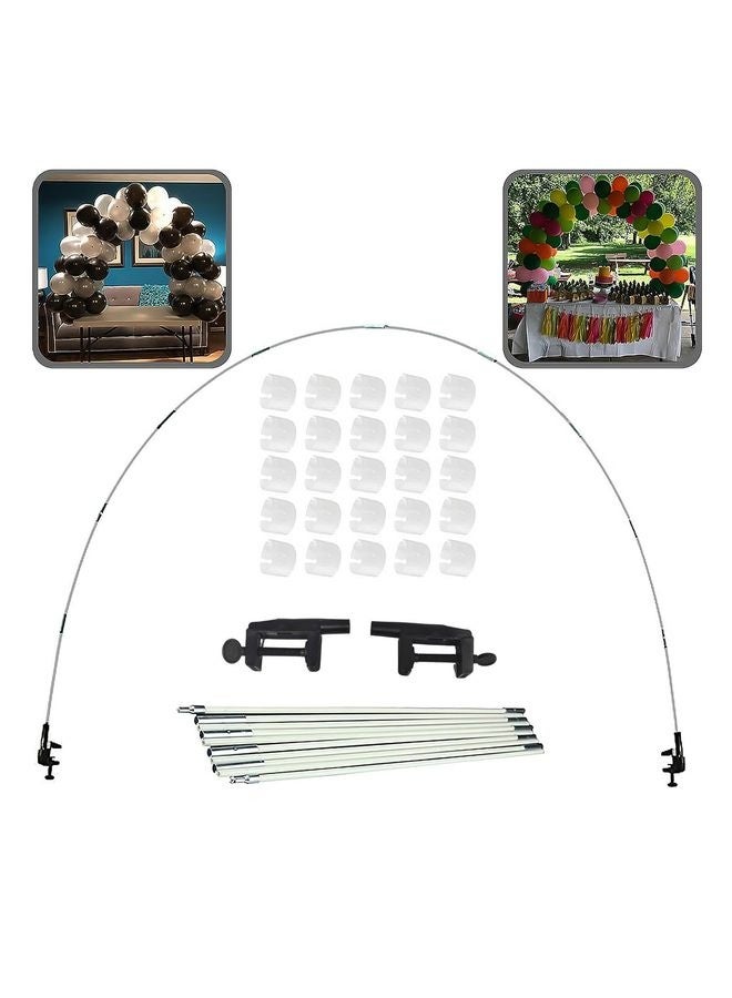 HOMESTAR 12ft Table Balloon Arch Kit for Different Table Sizes Party Backdrop Decoration Tool for Birthday Wedding Graduation - Image 2