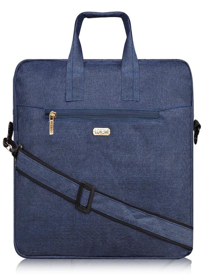 LOREM 10L Linen Messenger Bag For Men & Women - Blue Color BG29-UF - Image 1