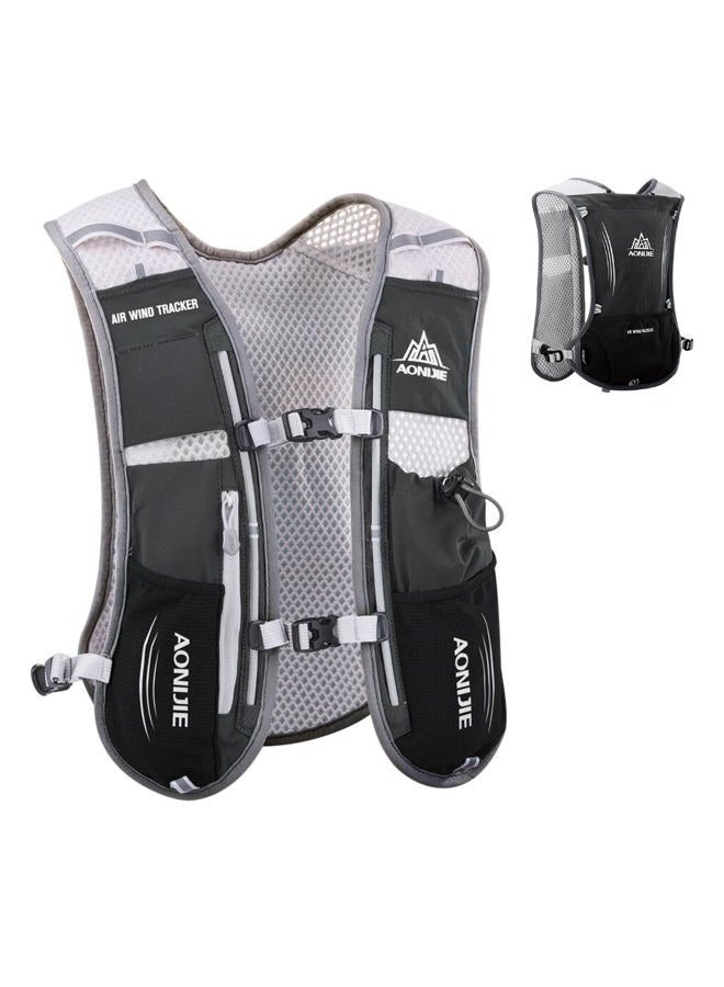 TRIWONDER Running Hydration Vest Water Pack Backpack for Women Men 5L Runner Trail Race Marathon Cycling Jogging Hiking (Black - Only Vest) - Image 1