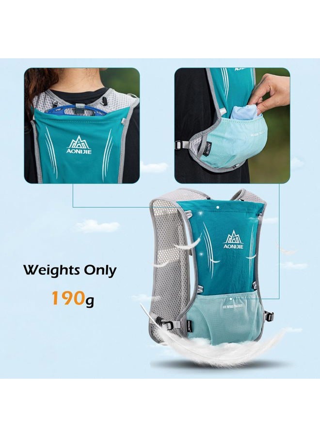 TRIWONDER Running Hydration Vest Water Pack Backpack for Women Men 5L Runner Trail Race Marathon Cycling Jogging Hiking (Black - Only Vest) - Image 4