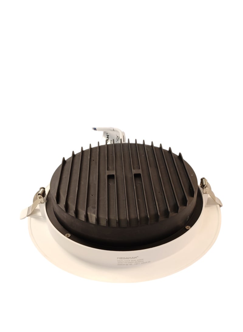 ميجامان Megaman Recessed 30W LED Downlight - Cool White(4000K)  - Image 5