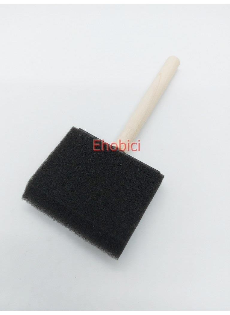 Cadence Varnish Brush 906 Black Sponge Brush 7.5cm 