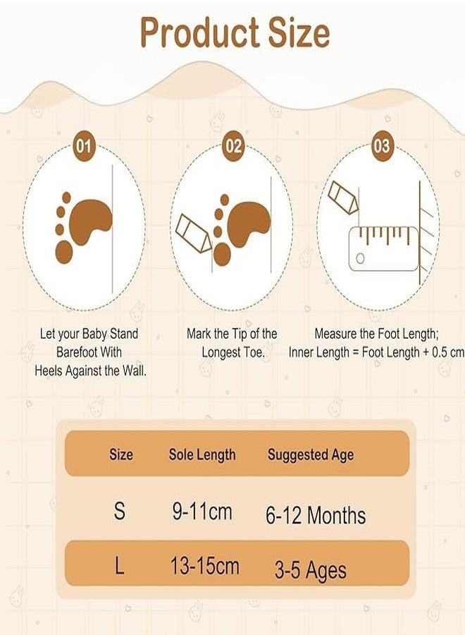 COVACURE 5 Pairs Socks For Baby Boys 1-3 Years Grip Socks For New Born Baby Anti Skid Kids Socks Ankle Socks For Toddler Gift for 1 Year Old Boy&Girls - Image 2