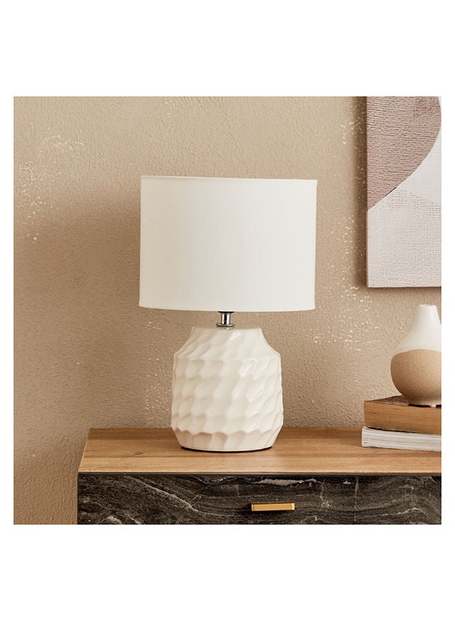 هوم بوكس مصباح طاولة سيراميك من كلارك - 22x22x33.5 سم - Image 1