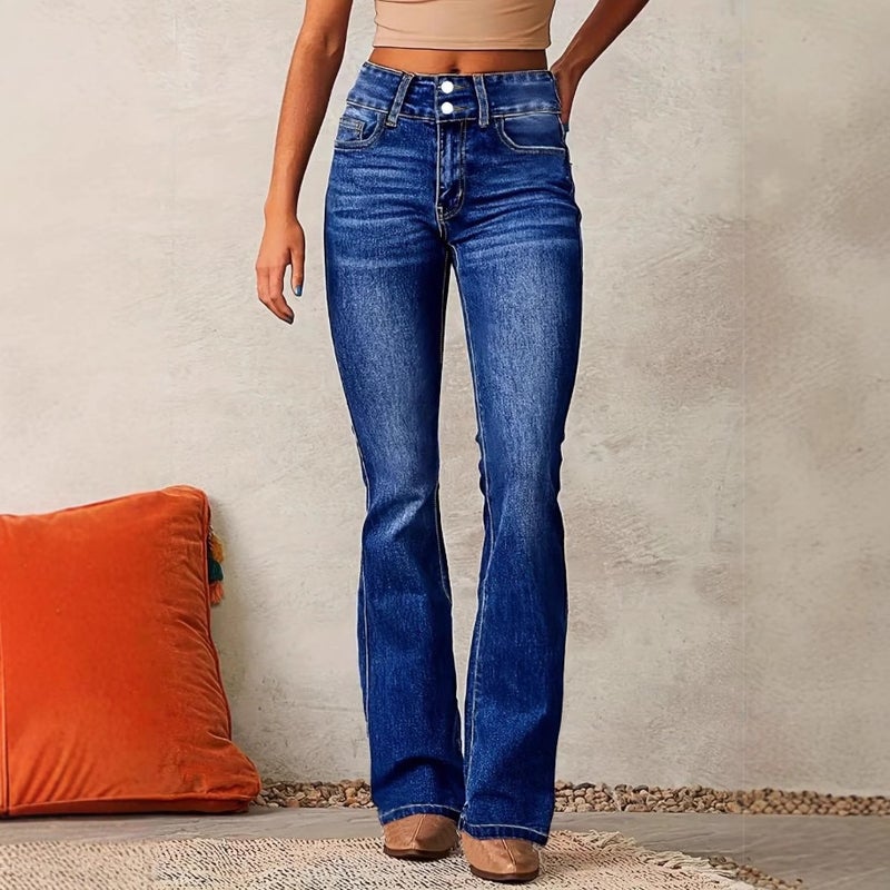 Jeans Women Fashion Slim Washed Street Micro-Pants Women - Image 1
