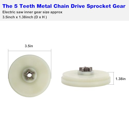 RO6G 107713-01 Sprocket Gear for Remington Electric Chainsaw (2) - Image 4