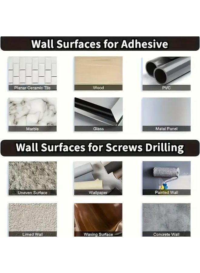 Grey Self Adhesive Wall Mount Toilet Paper Holder With Storage Shelf Plastic Tissue Box Dispenser Sleek Modern Design For Home Hotel Bathroom Accessories Decorative Mounting - Image 3