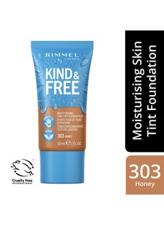 RIMMEL LONDON Kind & Free Foundation - 303 - Honey, 30ml  - Image 2