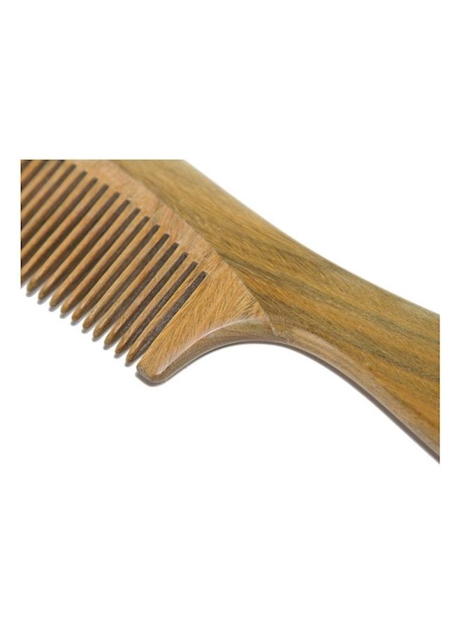 NIBEMINENT Handmade Wide Tooth Comb Green