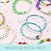 STMT DIY Rainbow Bead Case Includes Over 500 Jewelry Making Supplies Including Cute Beads for Jewelry Making Bracelet Charms Storage Case Friendship Bracelet Kit Teen Girl Gifts - Image 4