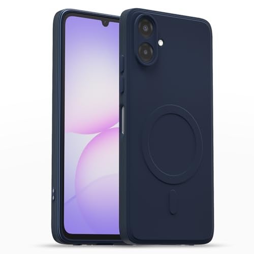 Pikkme غطاء خلفي بيكم للسامسونج جالاكسي F70e 5G | M07 | F07 | A07 | A07 5G تصميم سيليكوني ناعم مطفي (تصميم ماج-سيف غير مدعوم) حماية للكاميرا | غطاء بامبر نحيف (أزرق) - Image 1