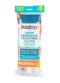Beldray Beldray Super Absorbent Microfiber Cloths: Powerful Cleaning, Streak-Free Shine Cleans windows, mirrors, countertops, and more easily.  - Image 3