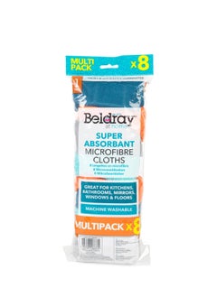 Beldray Beldray Super Absorbent Microfiber Cloths: Powerful Cleaning, Streak-Free Shine Cleans windows, mirrors, countertops, and more easily.  - Image 4