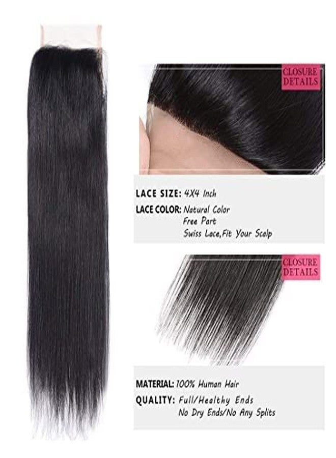 Confidence Human Hair Closure Wigs Topper For Women And Girls 14 Inches (Medium Brown) - Image 3