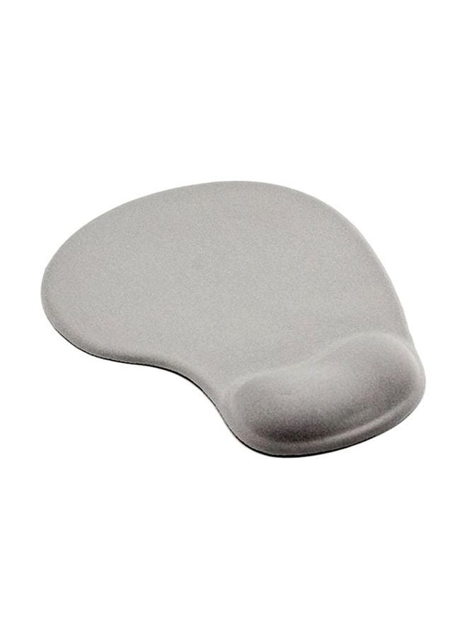 NIBEMINENT Mouse Pad With Gel Wrist Support Light Grey 