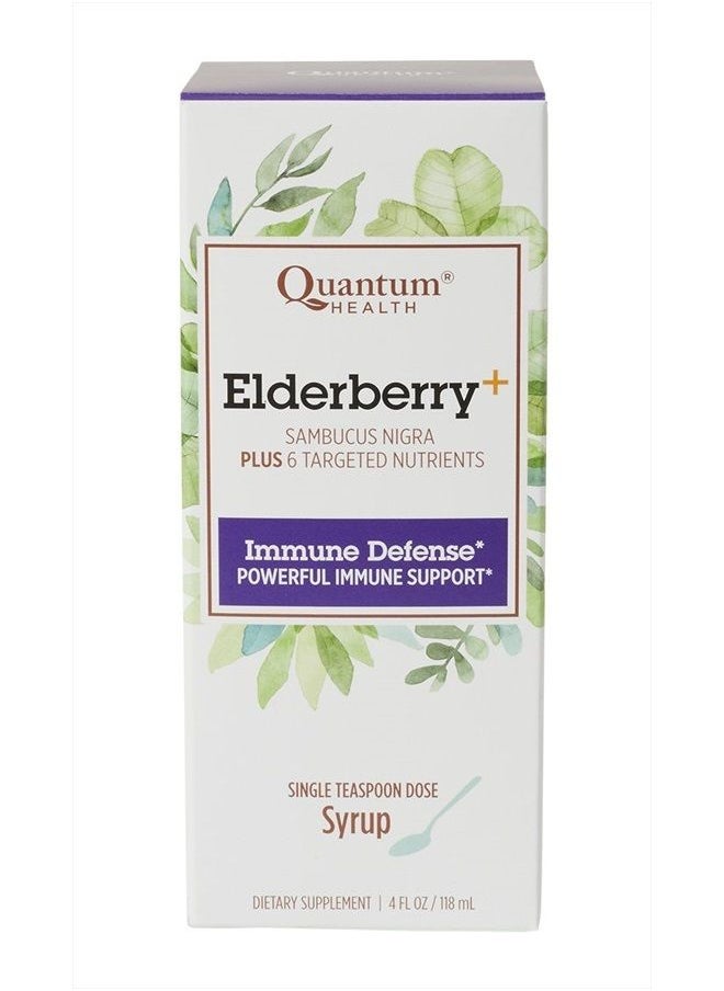 Quantum Elderberry-C Syrup, 4 oz  - Image 1