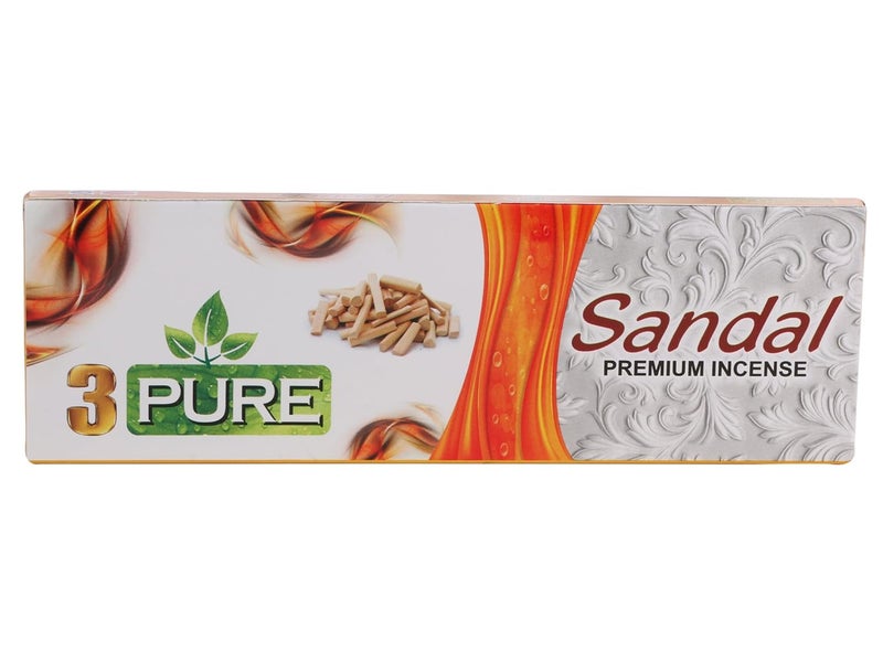 3Pure 3Pure Premium Agarbatti Sandal Fragrance 100 Grams Export Quality  - Image 1