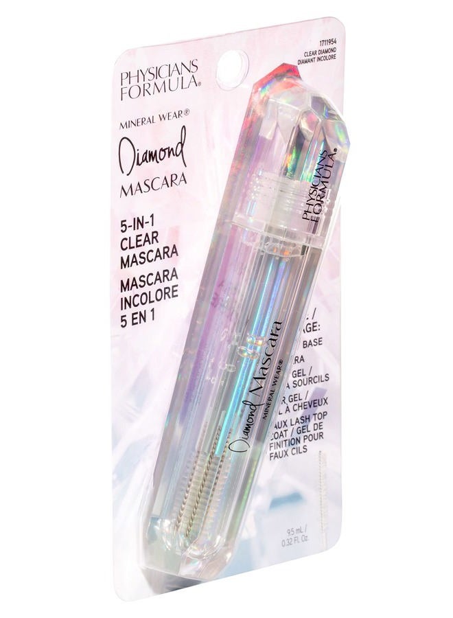 Physicians Formula ماسكارا مينييرال وير دايموند للرموش والحواجب، مختبرة من قبل أطباء الجلد، معتمدة من أطباء العيون، مناسبة للعيون الحساسة - Image 4