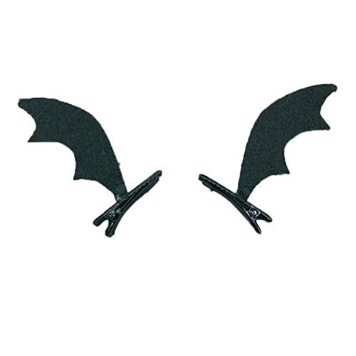 Patiky Halloween Cartoon Hair Clips Hairpin Hair Accessories Cosplay Costume WJR06 (Bats Wing Set) - Image 3