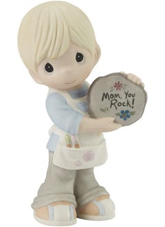 Precious Moments Precious Moments Boy with Painted Rock Figurine - Blonde 